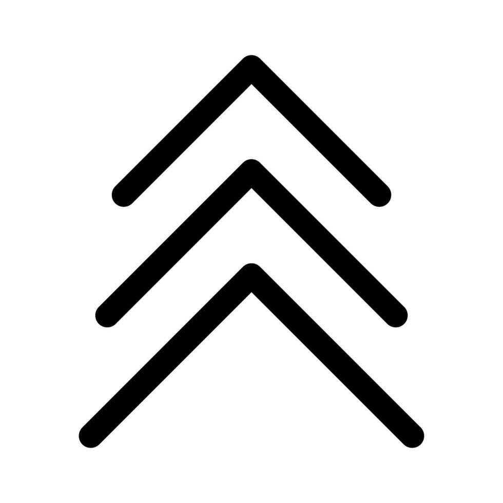 Arrow icon isolated on white background for your web and mobile app design, Arrow logo concept vector