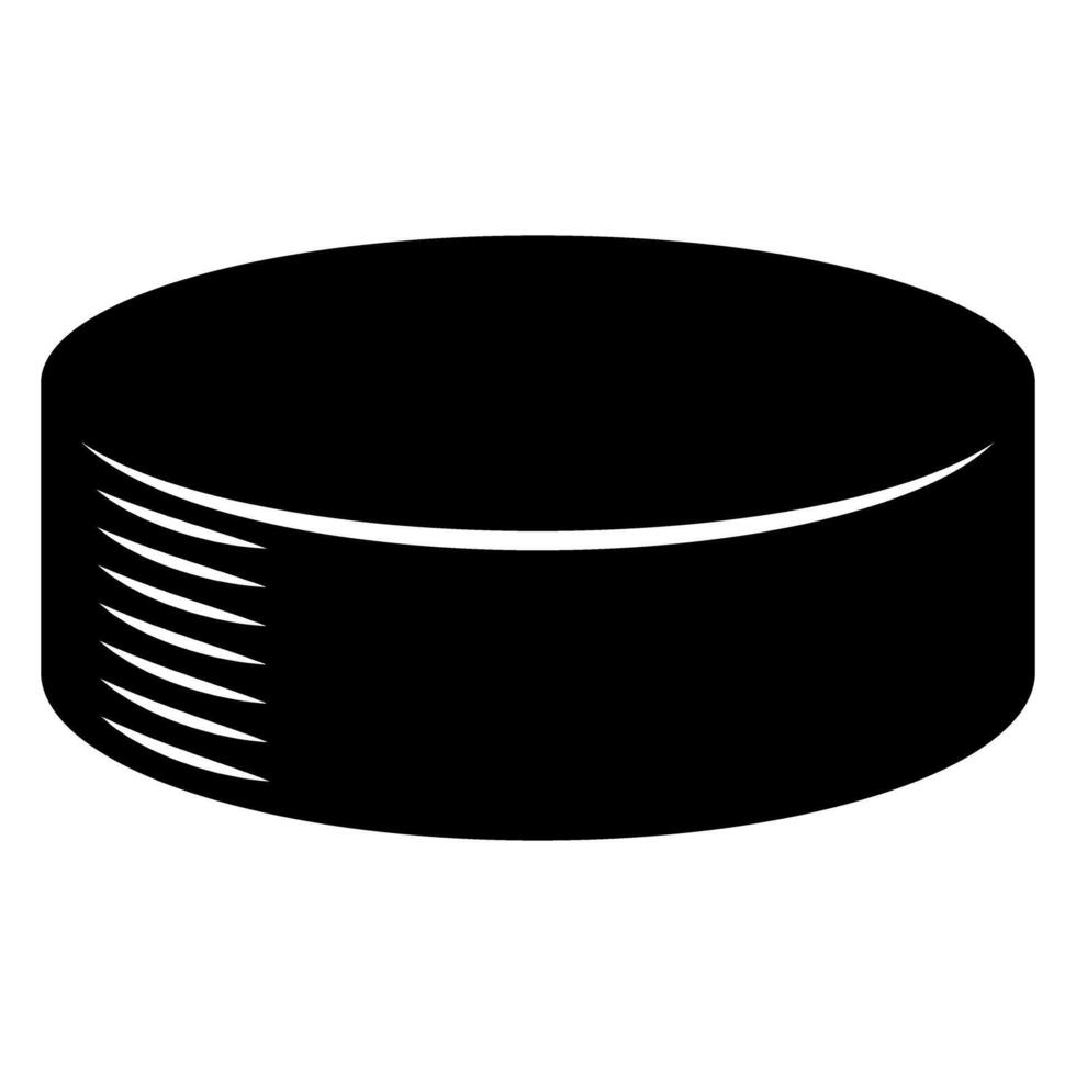 Hockey puck icon . Hockey illustrator. Puck symbol. vector