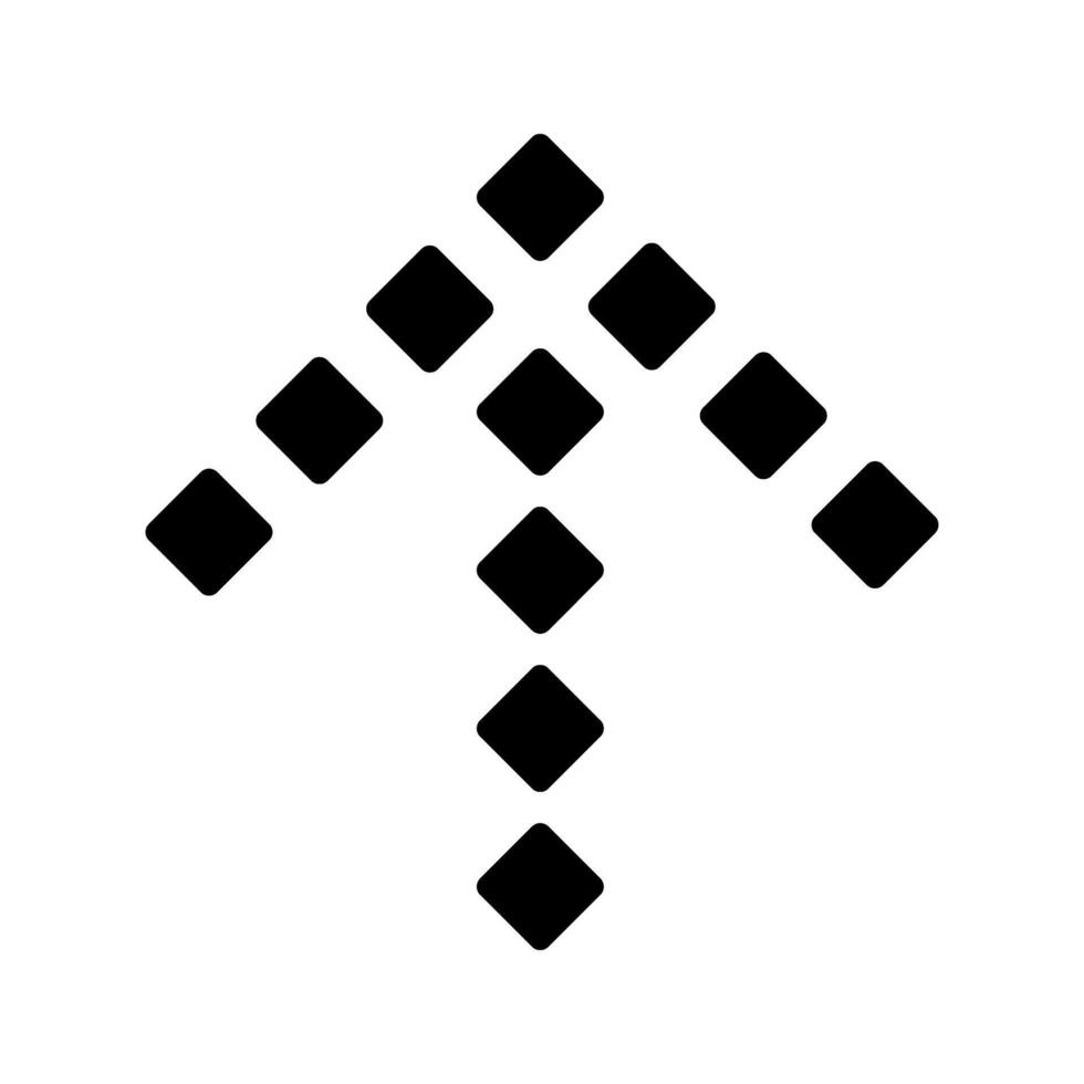 Arrow icon. Black and white illustration. Flat design style vector