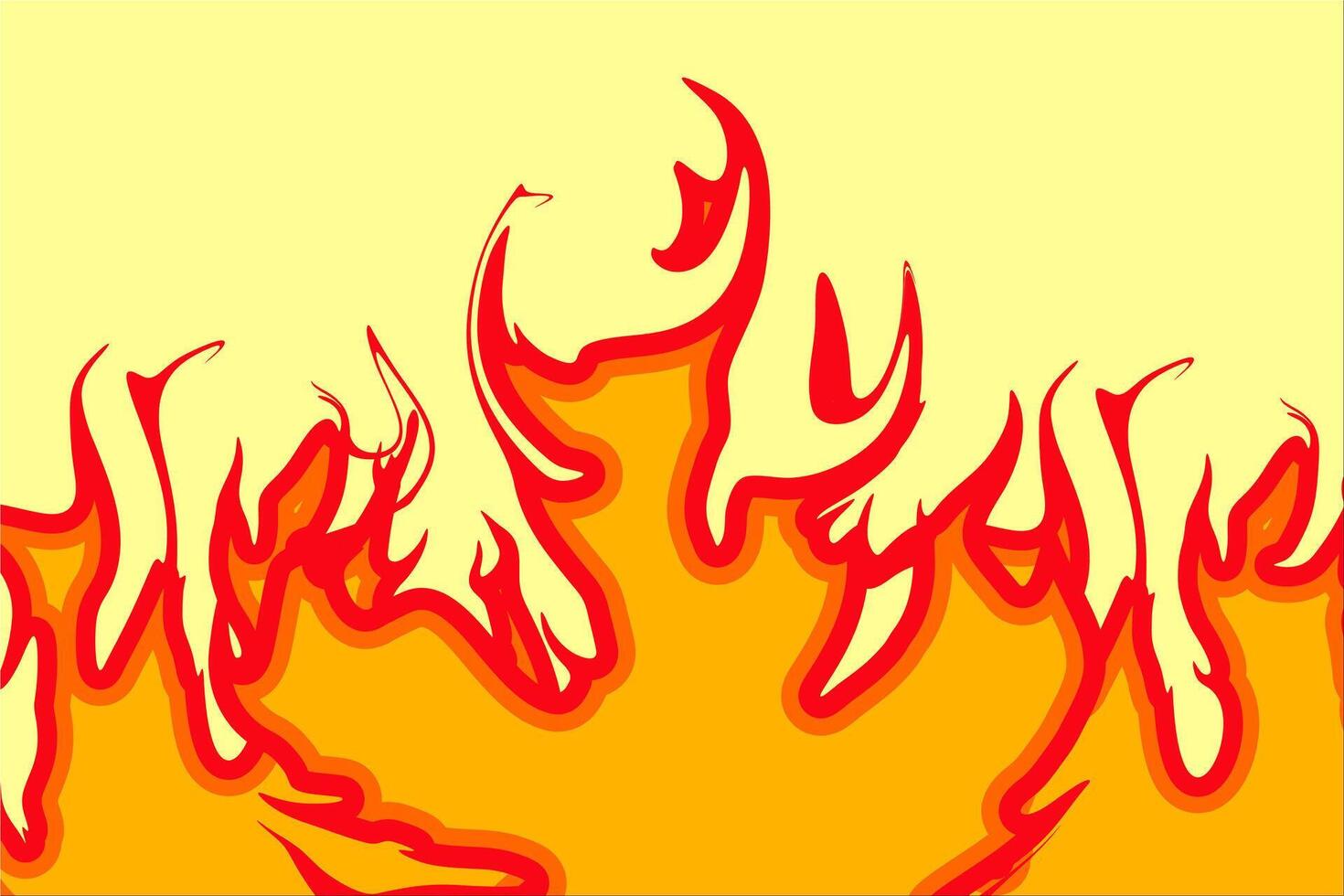 A striking abstract flame background vector