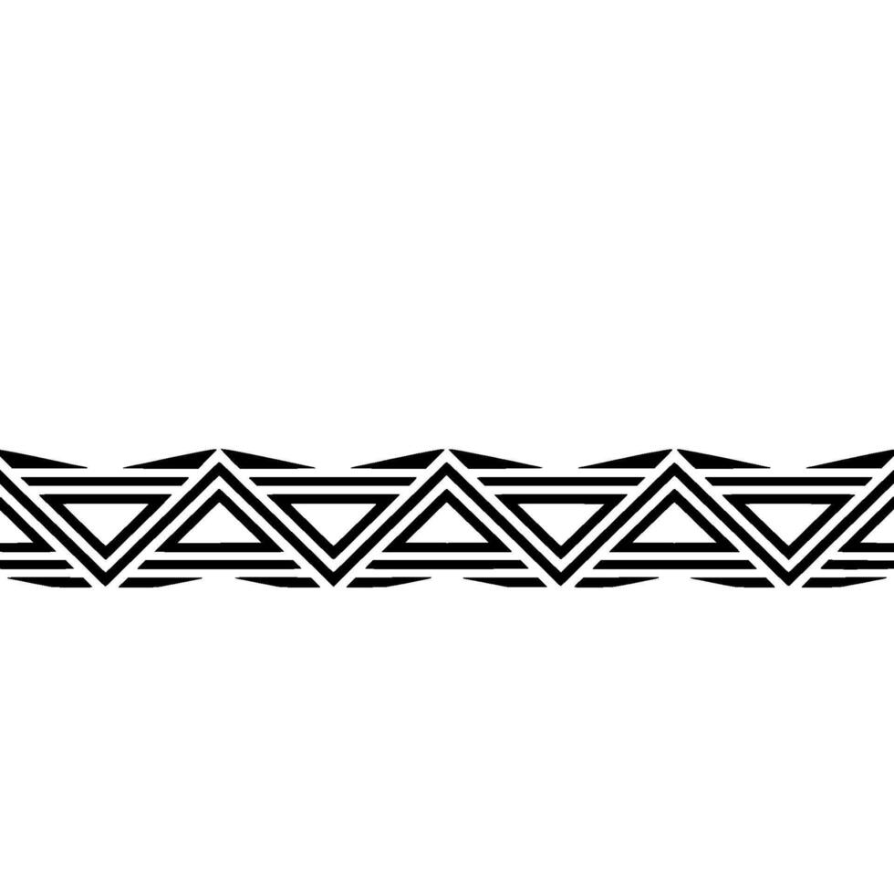 Geometric Black Triangle Pattern on White Background vector