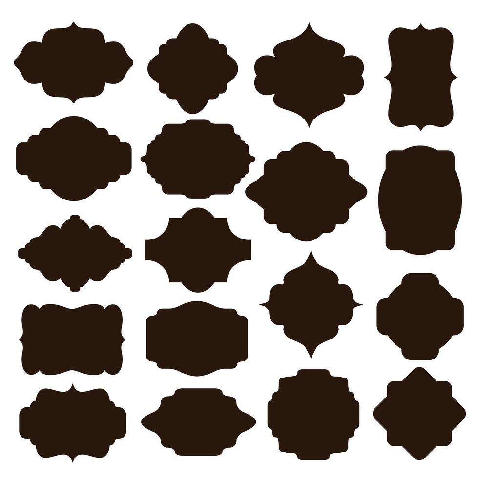 A new Elegant Collection of Frame Shapes Design vector