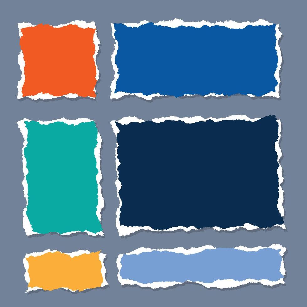 A new Red banner sticker blank clipart set vector