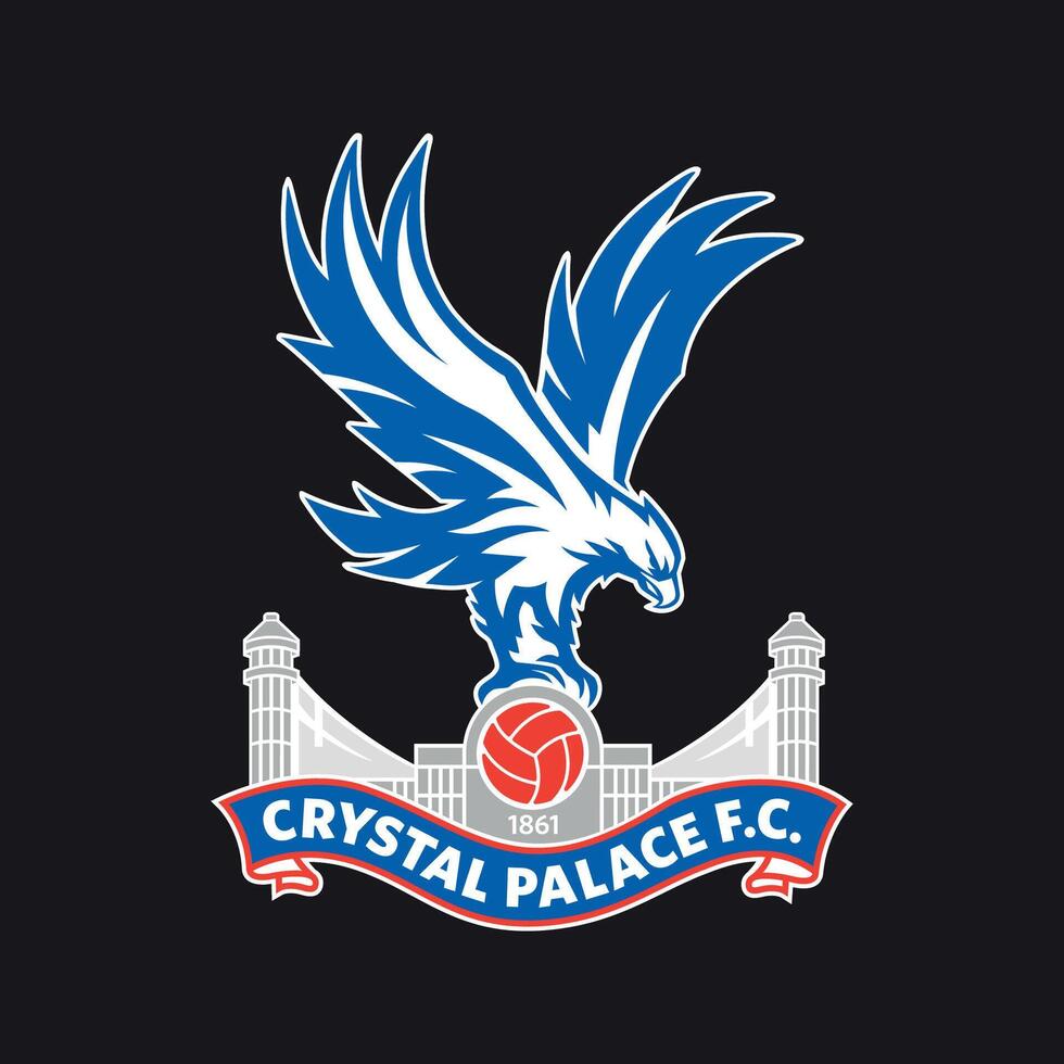 Crystal Palace FC Logo Football Club Icon Digital Download vector