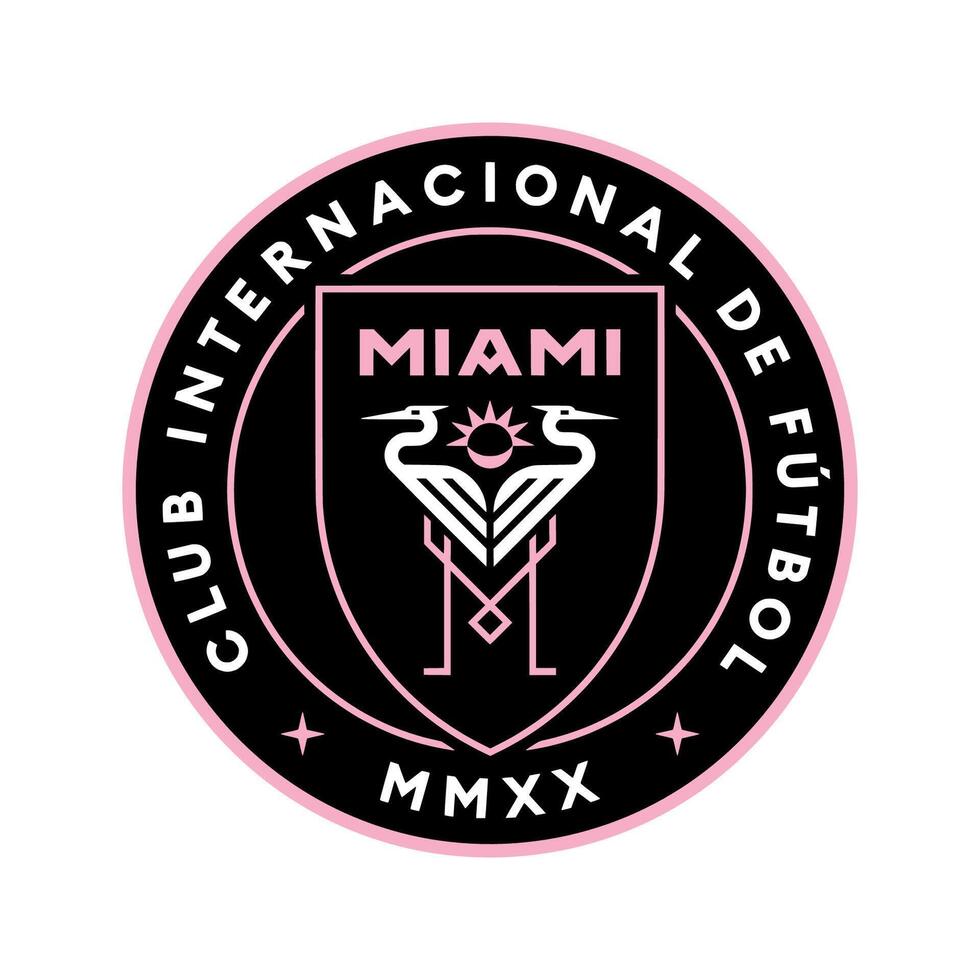 Inter Miami CF Logo Football Club Icon Digital Download vector
