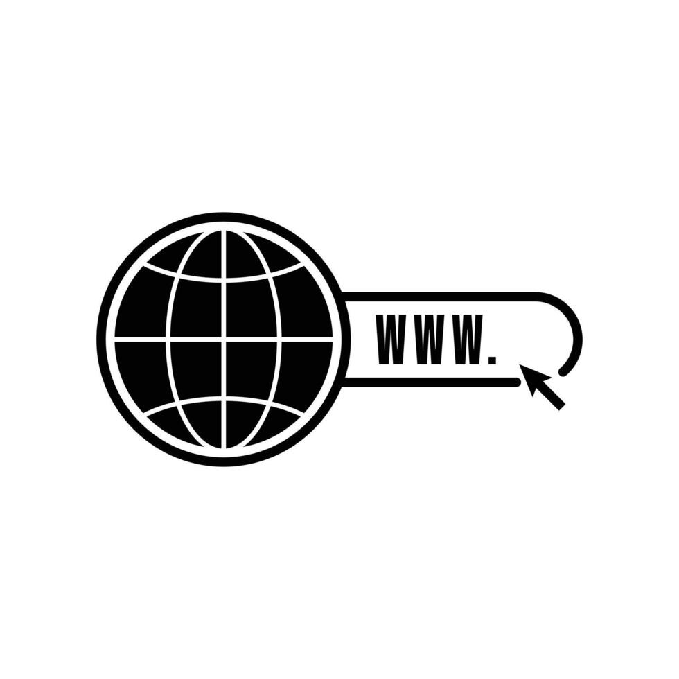 website icon click design template vector