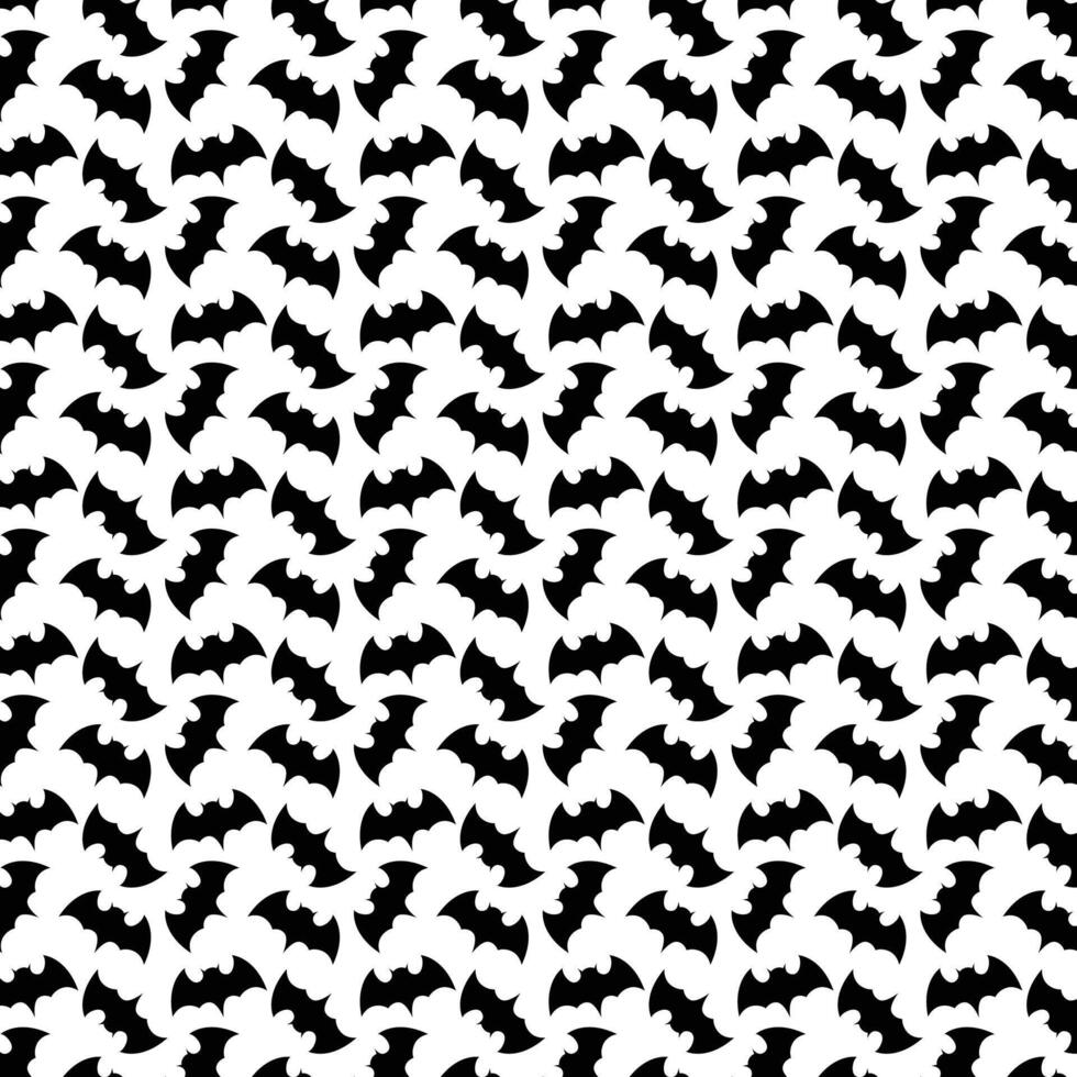 Seamless bat pattern for spooky design vector