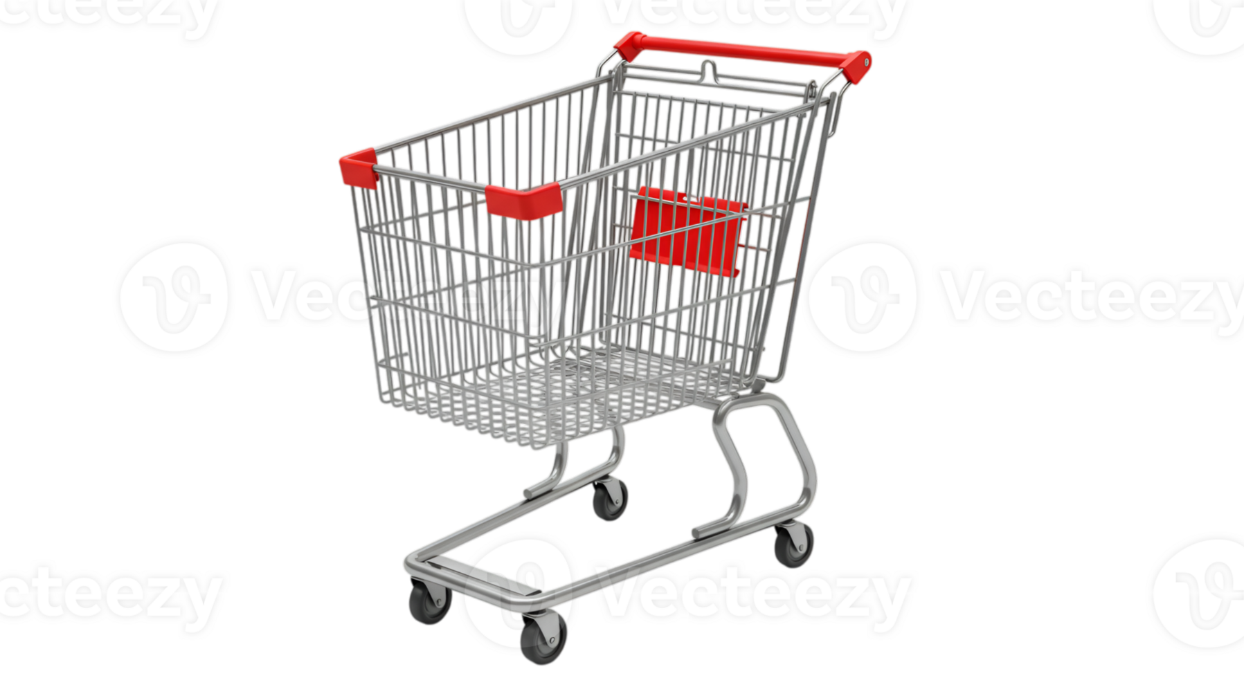 Shopping Cart Isolated on Transparent Background for Retail and E-commerce png