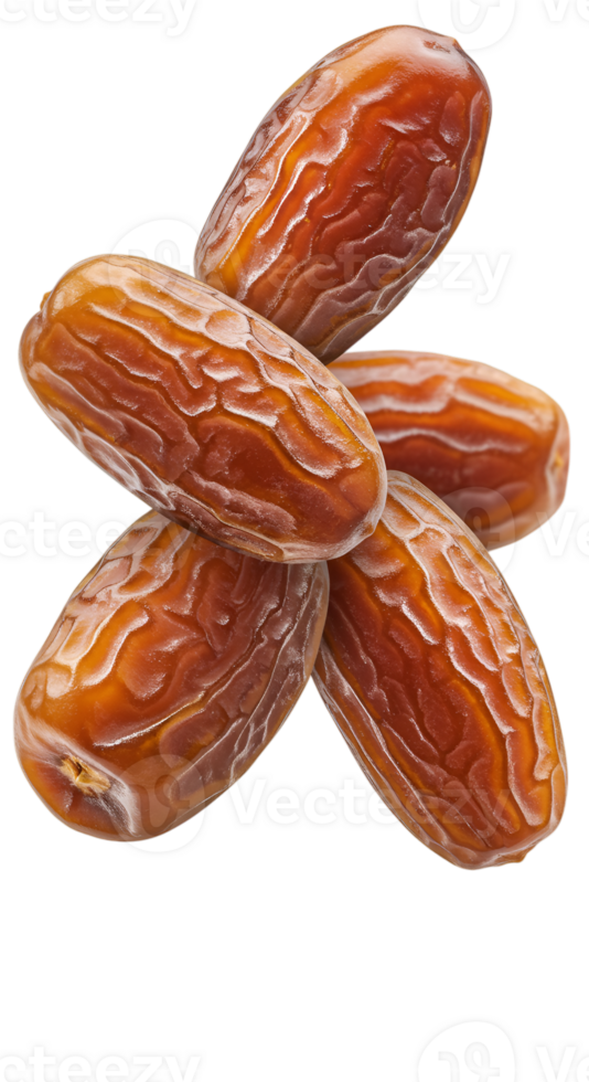 Premium Medjool Dates Arranged with a Clean, Transparent Background png