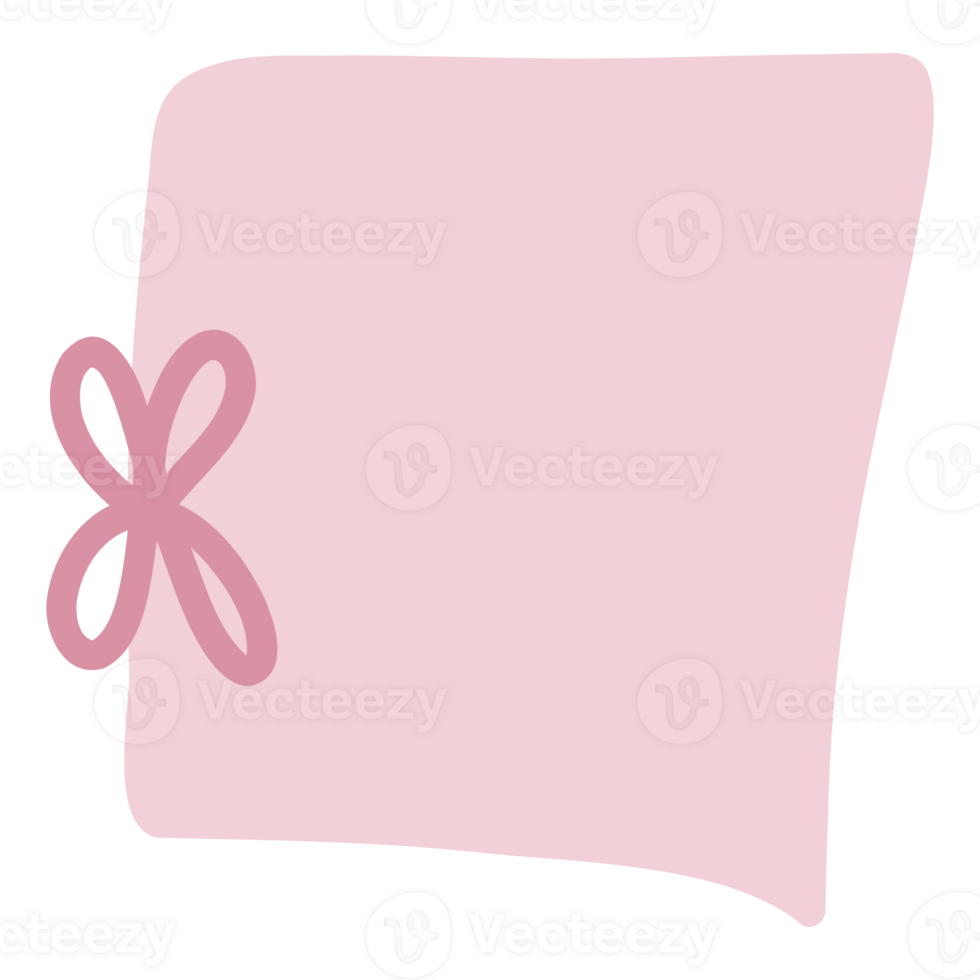 Notes with butterfly png
