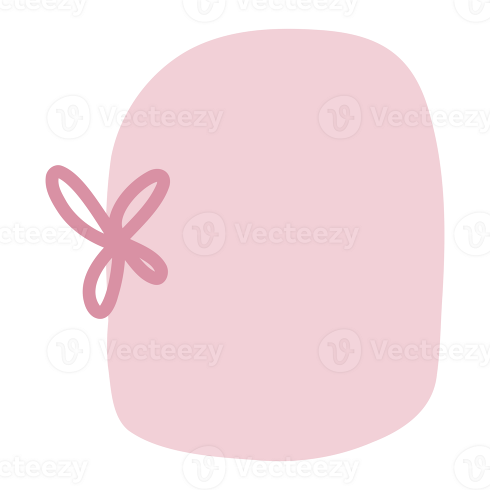 Sticky notes with butterfly png