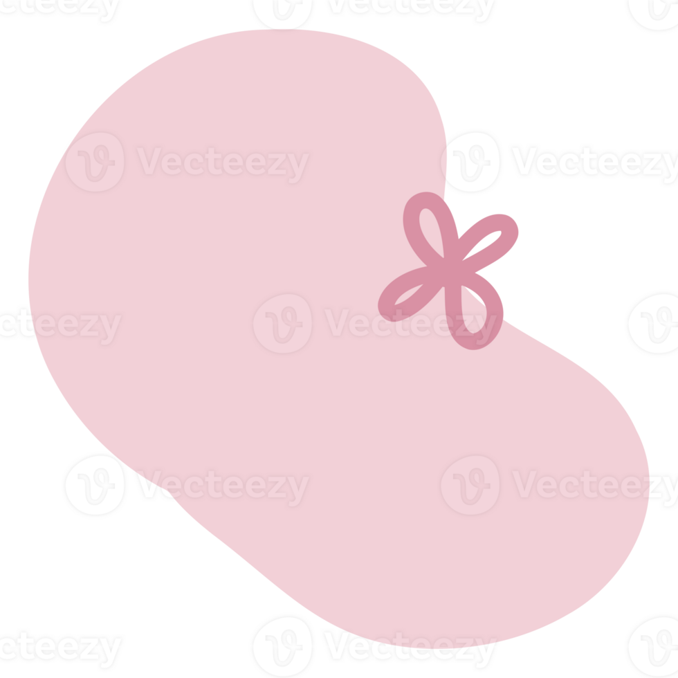 Shape with bow png