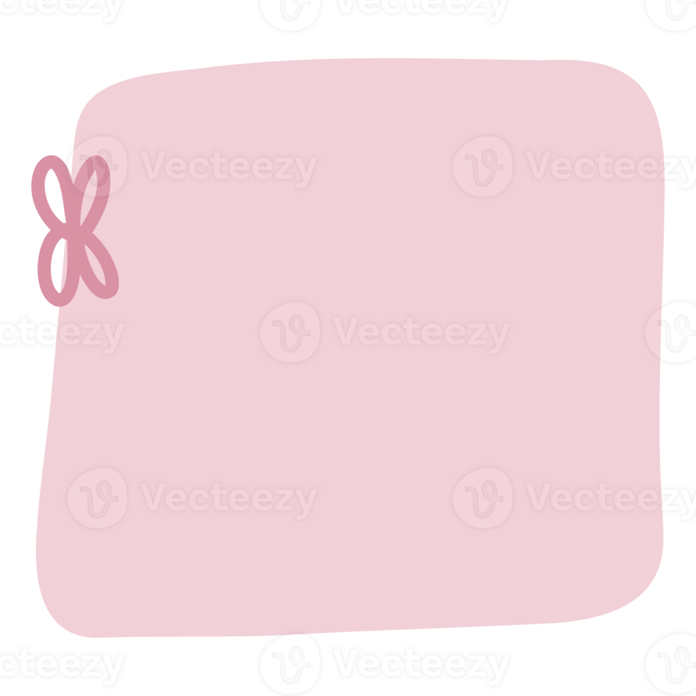 Notes with bow png