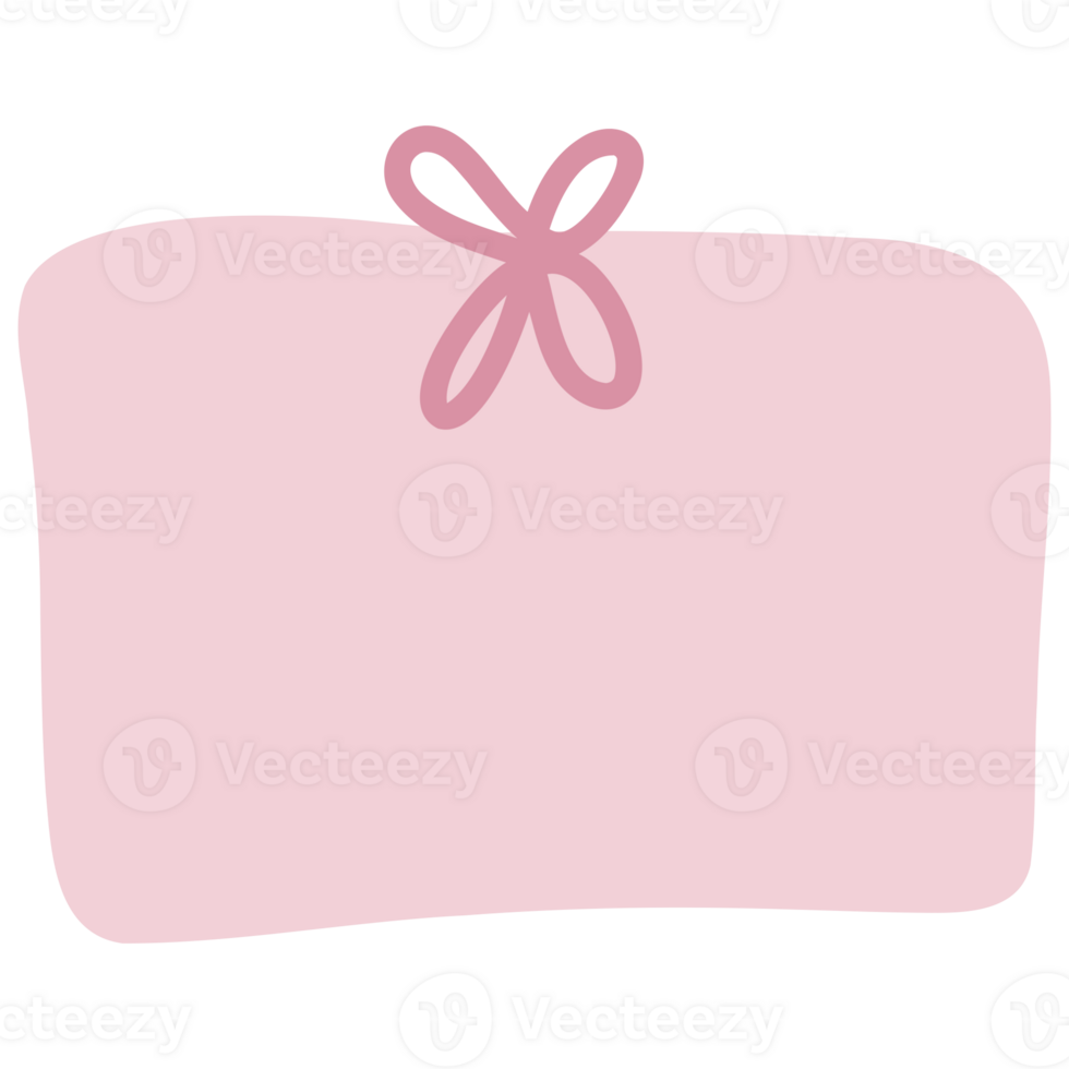 Pink Notes with bow png