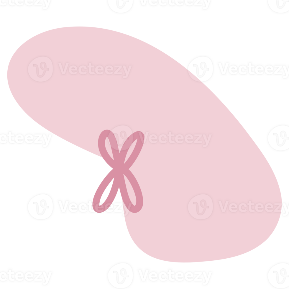 Abstract background pink bow png