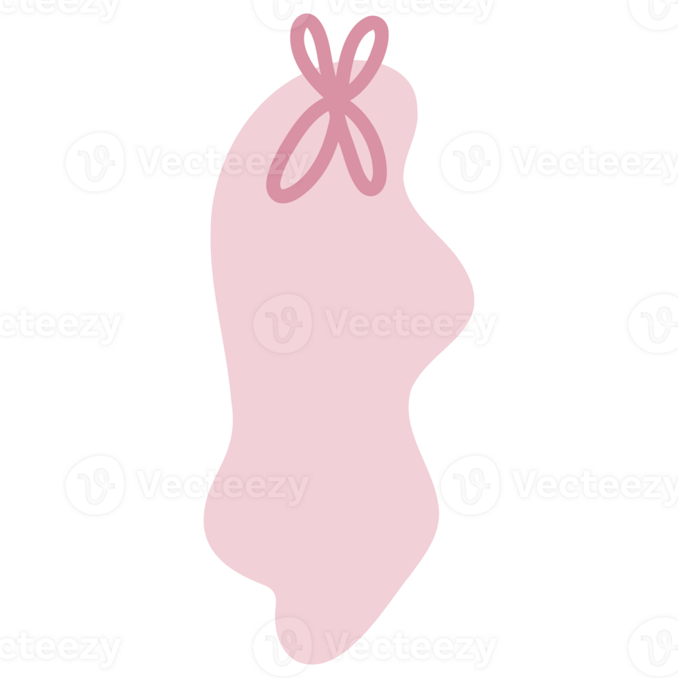pink shape clipart on transparent background png