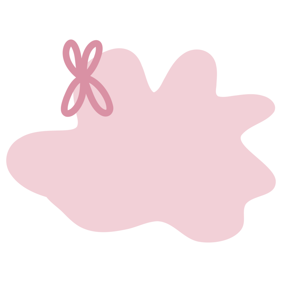 Pink shape design png