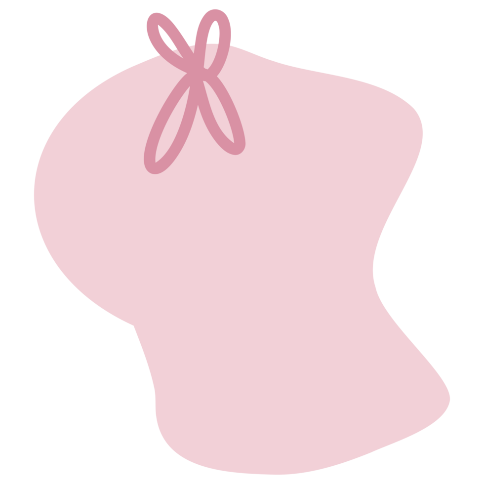 Pink shape butterfly png