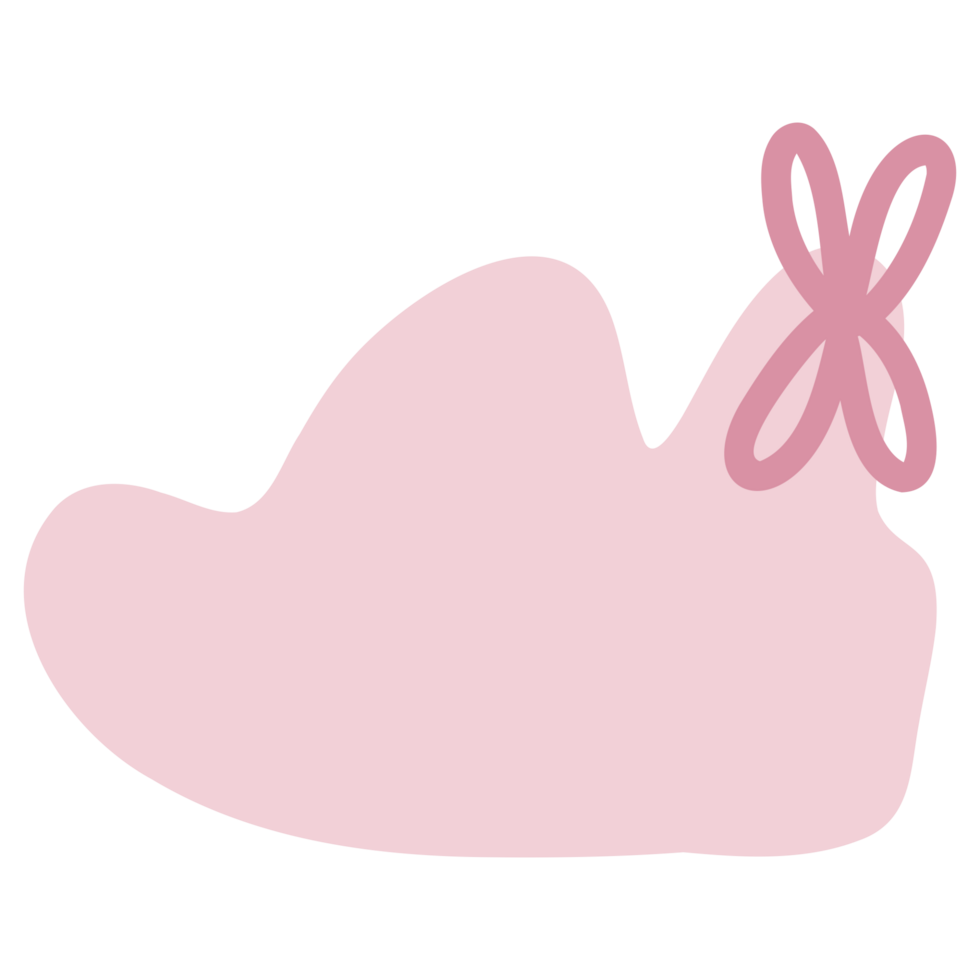 Simple pink shape png
