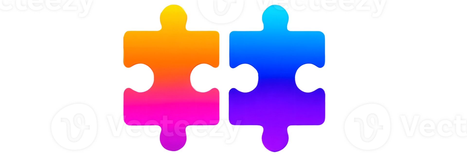 Colorful Puzzle Pieces Complementary Design for Creative Projects png