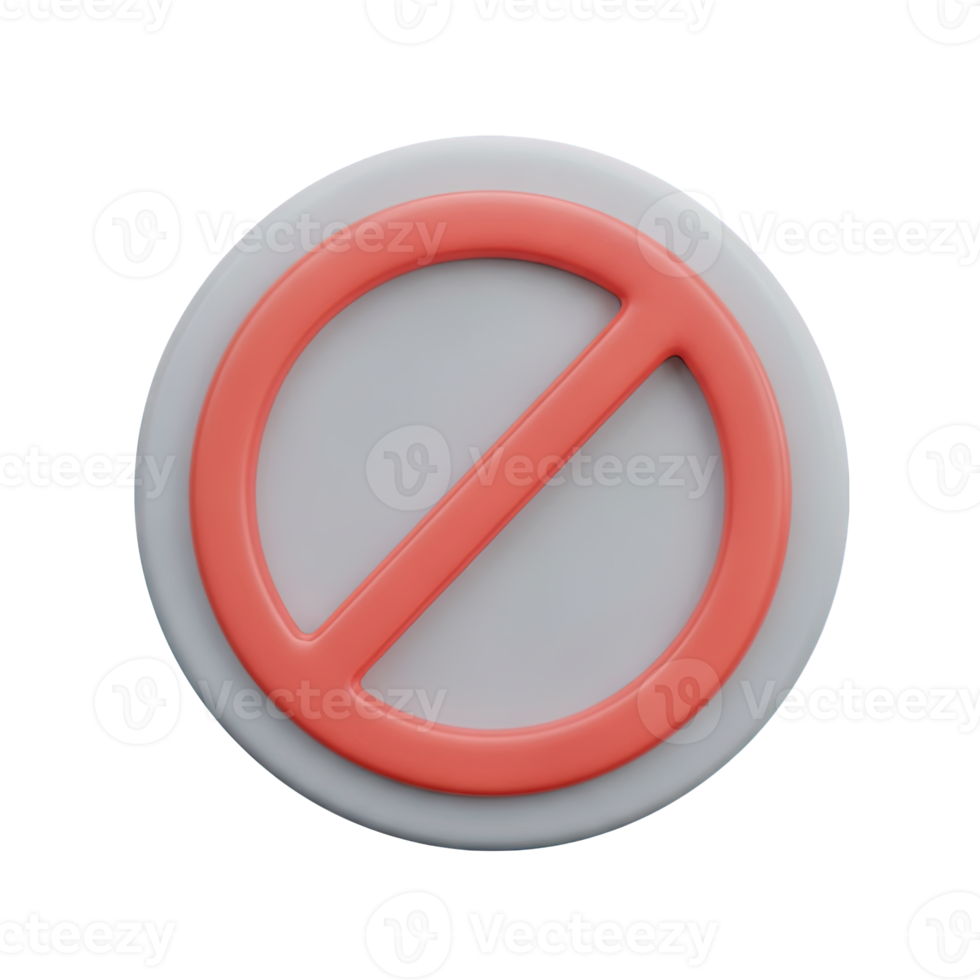 Red circular prohibition sign with a diagonal bar symbolizing restricted access a forbidden action a no entry zone or a general stop command for safety and compliance purposes here png