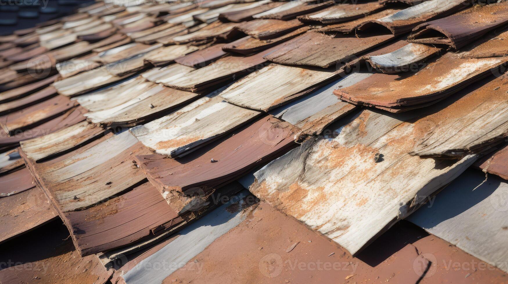 inspection water damage roof photo
