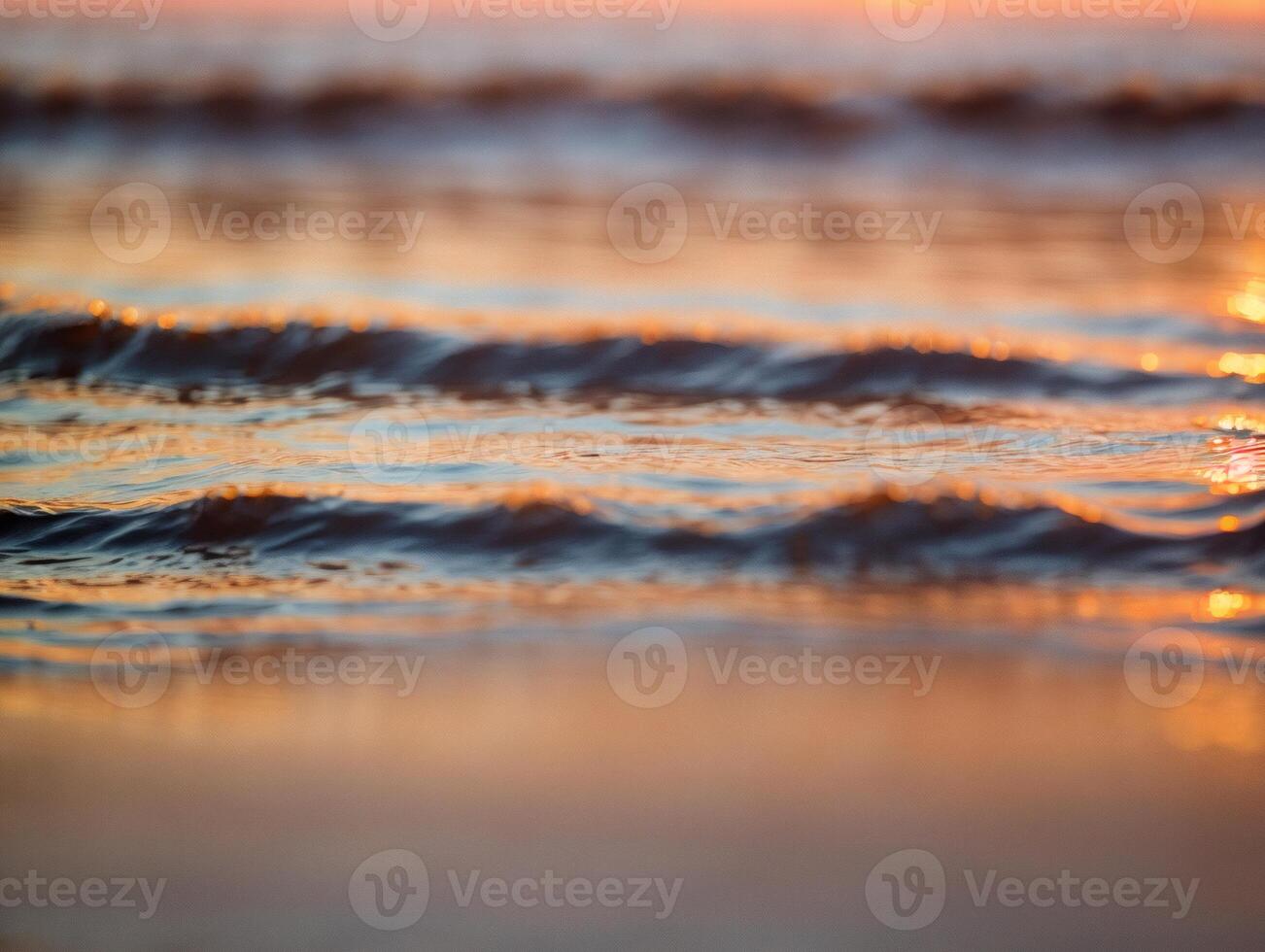 Ocean Water Close-Up with Natural Reflections photo