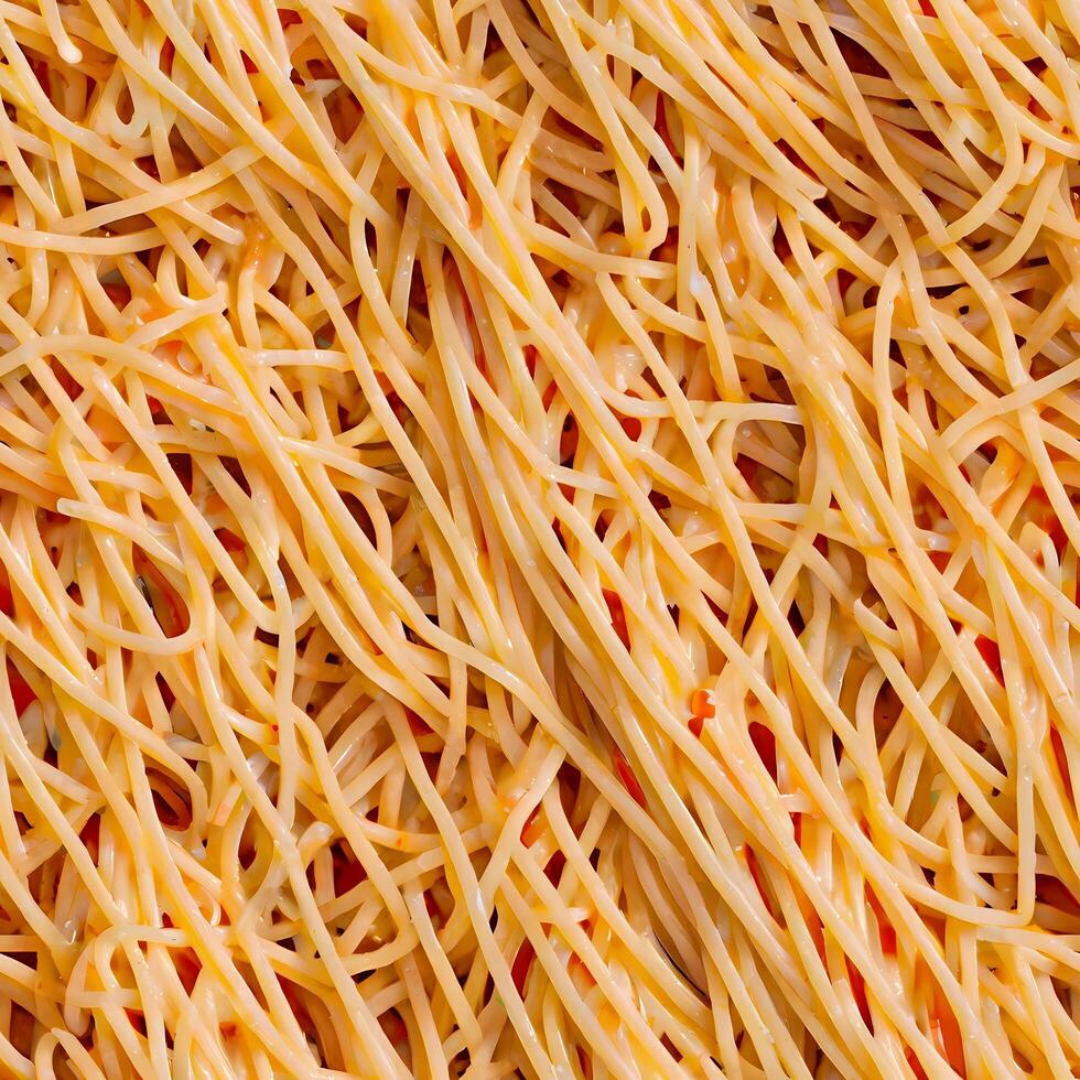 Seamless spaghetti tomatoe food pasta texture diffuse pattern photo