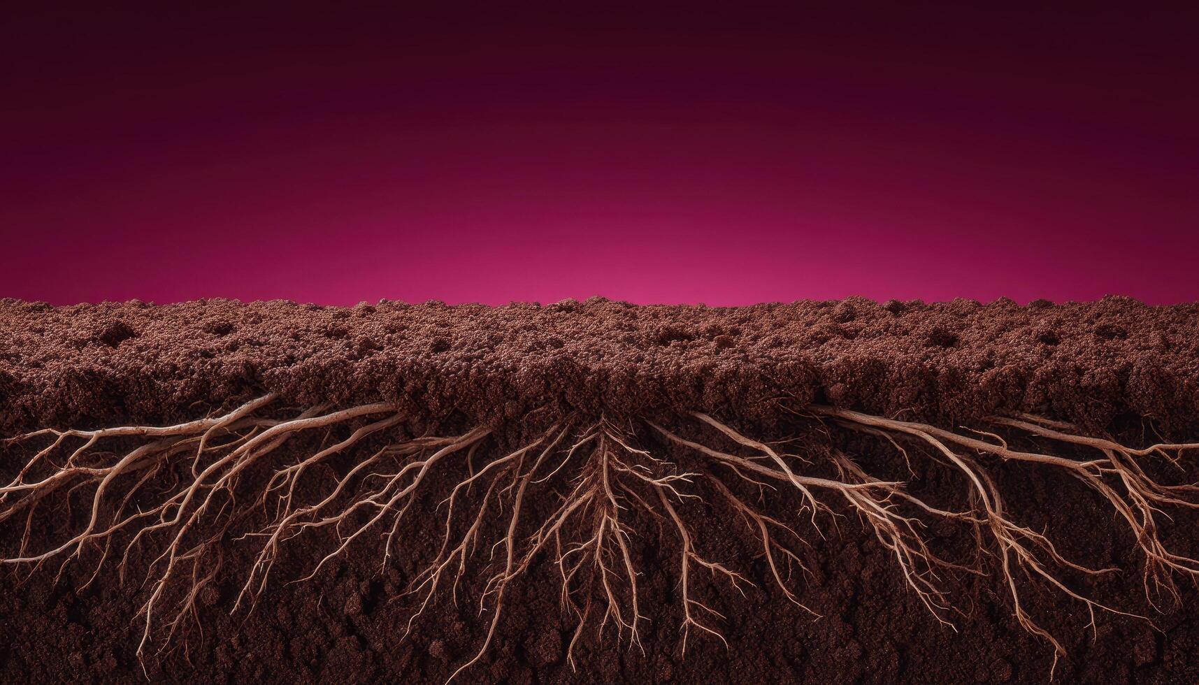 Exploring the hidden world of plant roots nature 3d visualization underground close-up soil dynamics photo