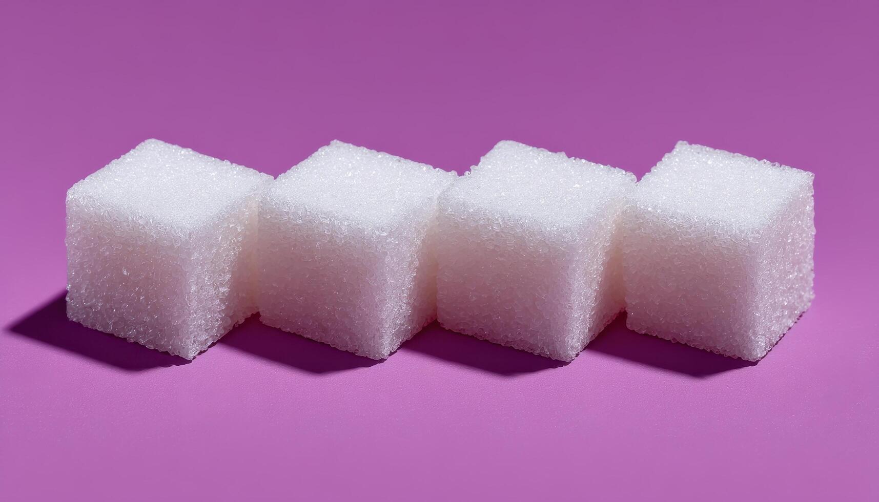 Stylish sugar cubes with shadow design for advertising indoor setting minimalist aesthetic photo