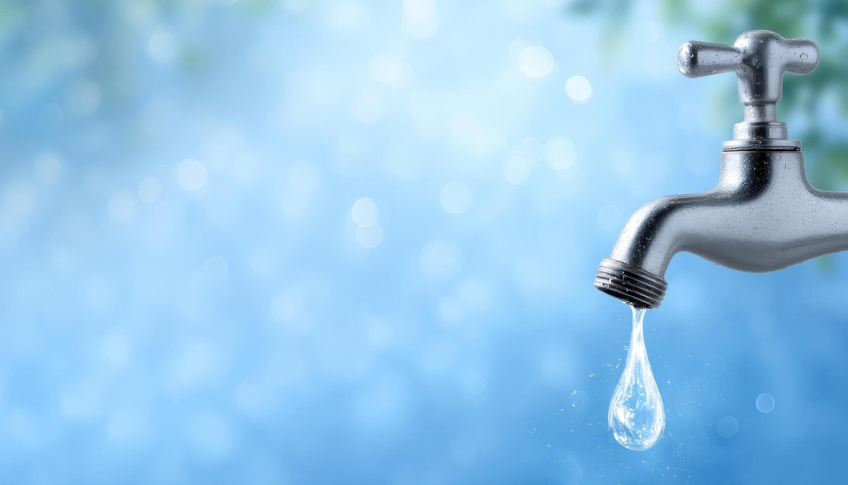Water conservation infographic saving water strategies digital design minimalist style photo