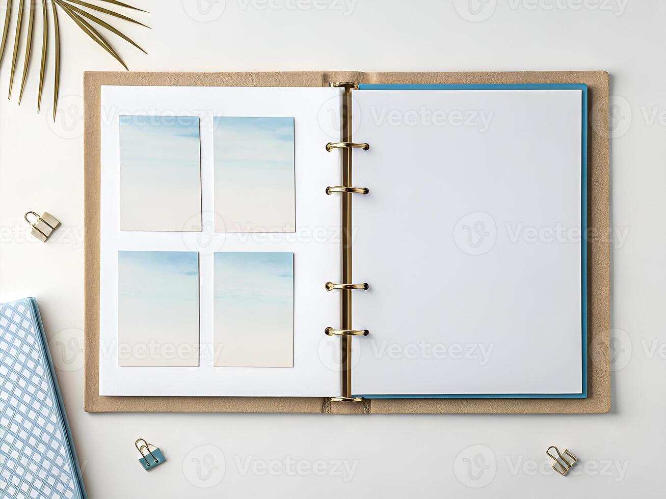 Minimalist Scrapbook Template with Elegant Design photo