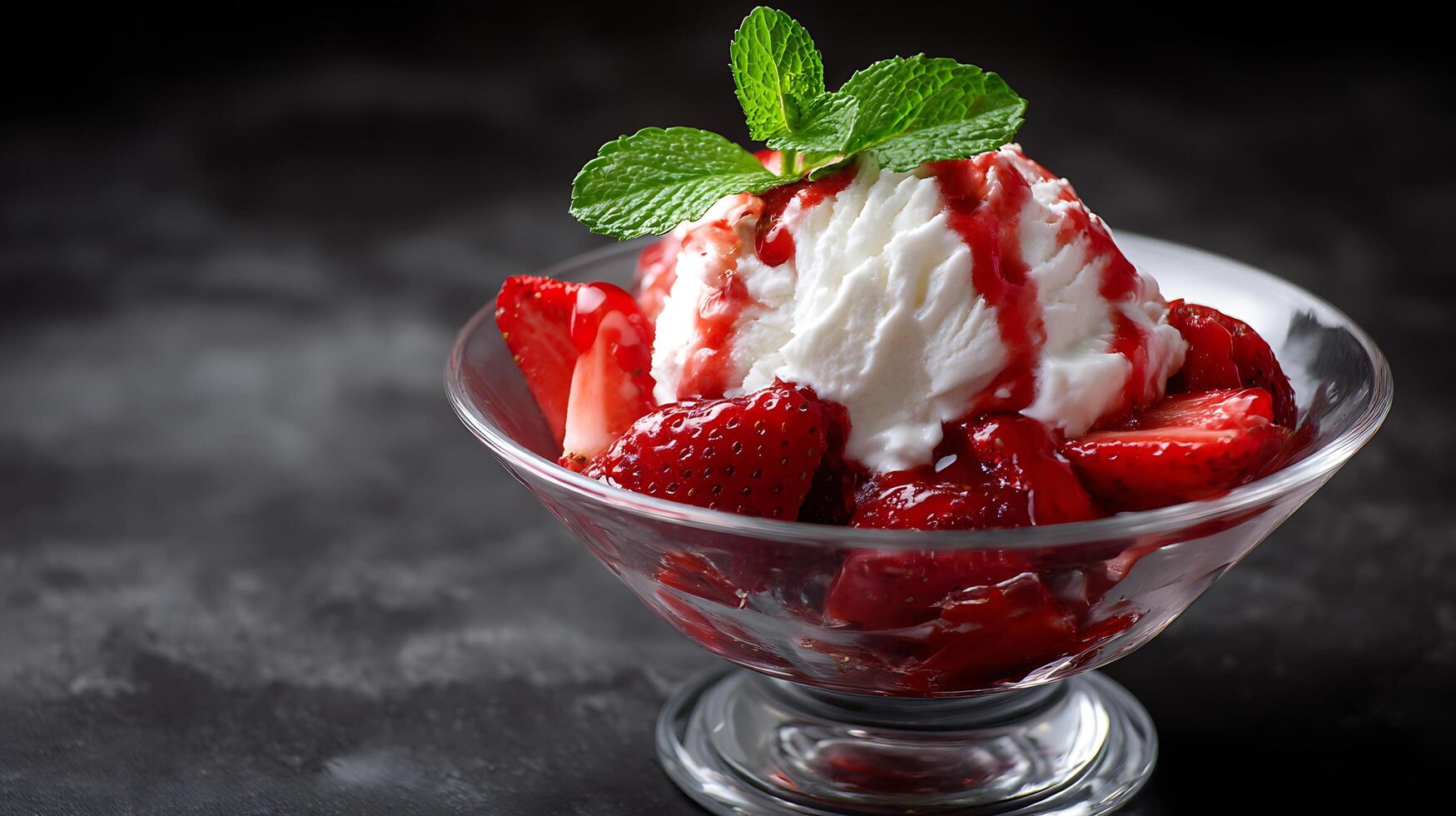 Sweet Dessert Captured in Studio Lighting with Realistic Sharpness photo