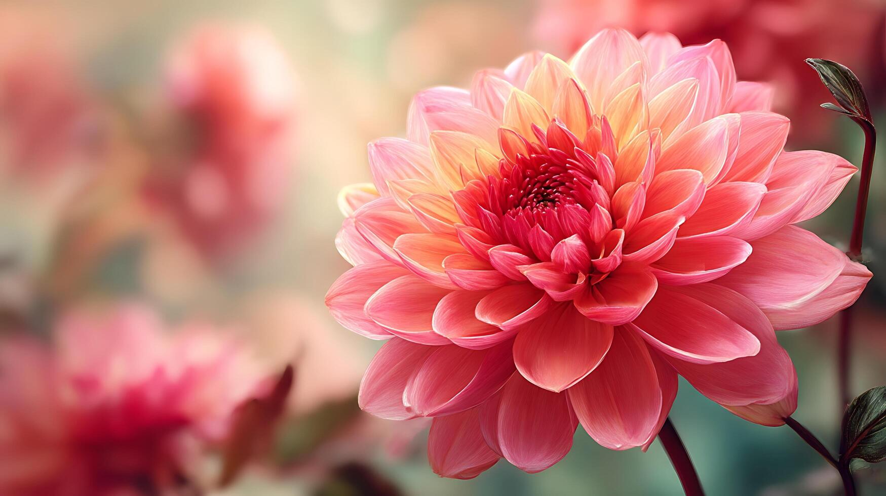 Hyper Realistic Macro Highlighting Petal Veins and Subtle Color Gradients photo
