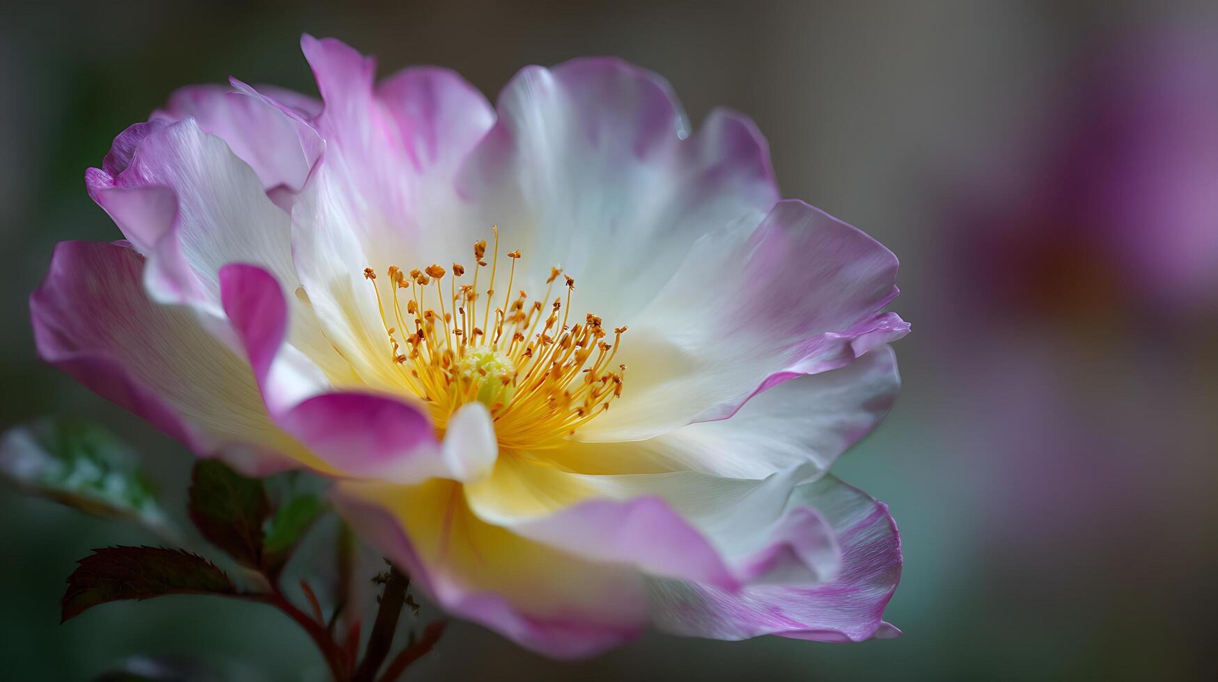 High Resolution Macro Depicting Delicate Translucent Petal Layers photo