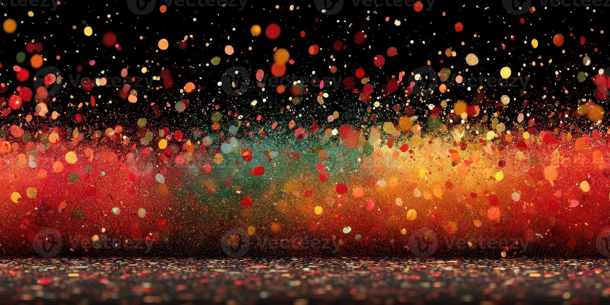 Colorful splashes of paint create a vibrant abstract background for artistic expressions and design projects photo