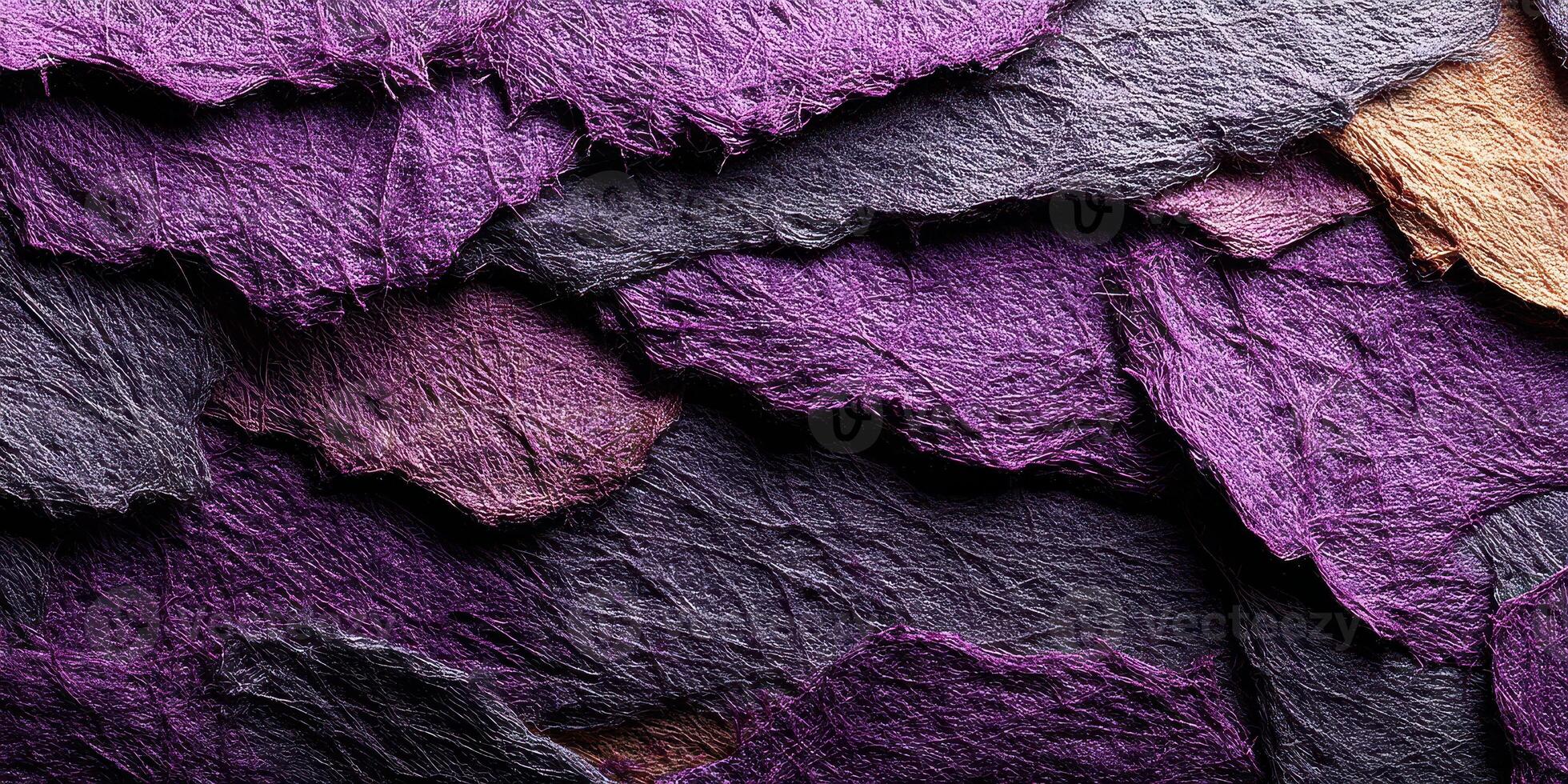 Colorful textured paper layers arranged artistically for creative design in a studio setting photo