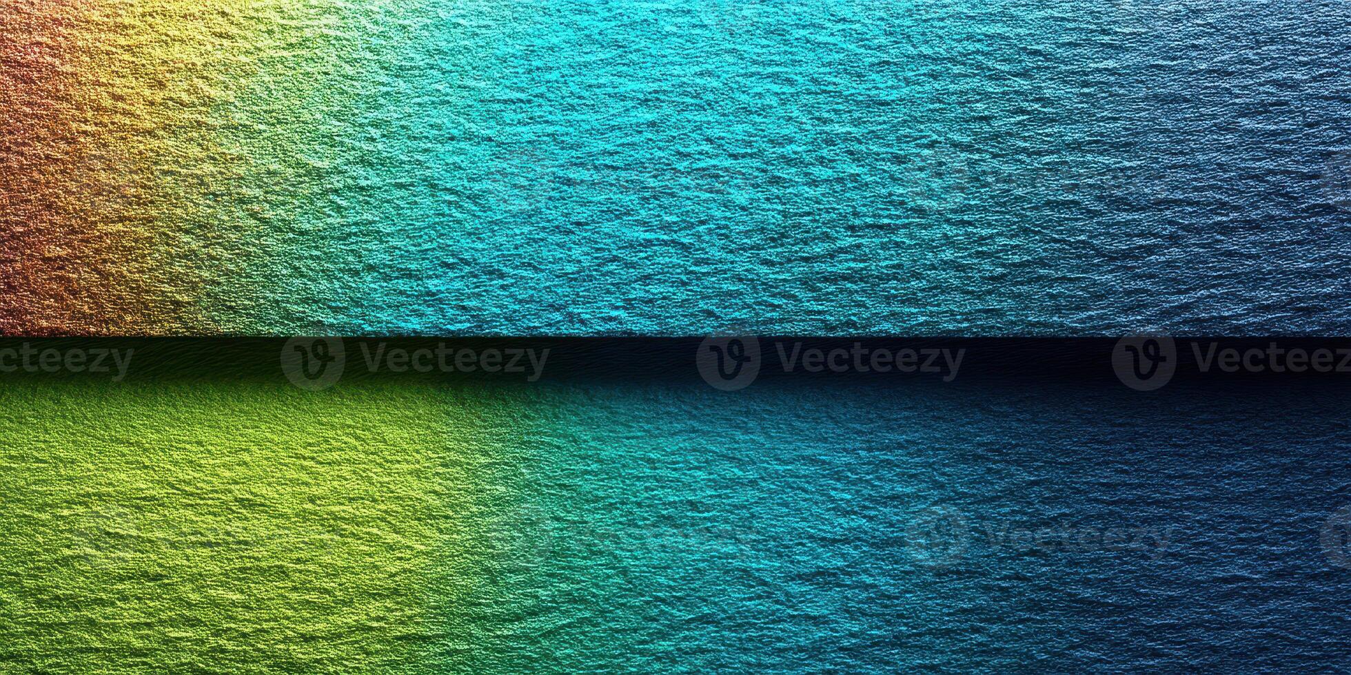 Vibrant color gradients showcase the beauty of water with a play of light and shadow during midday photo
