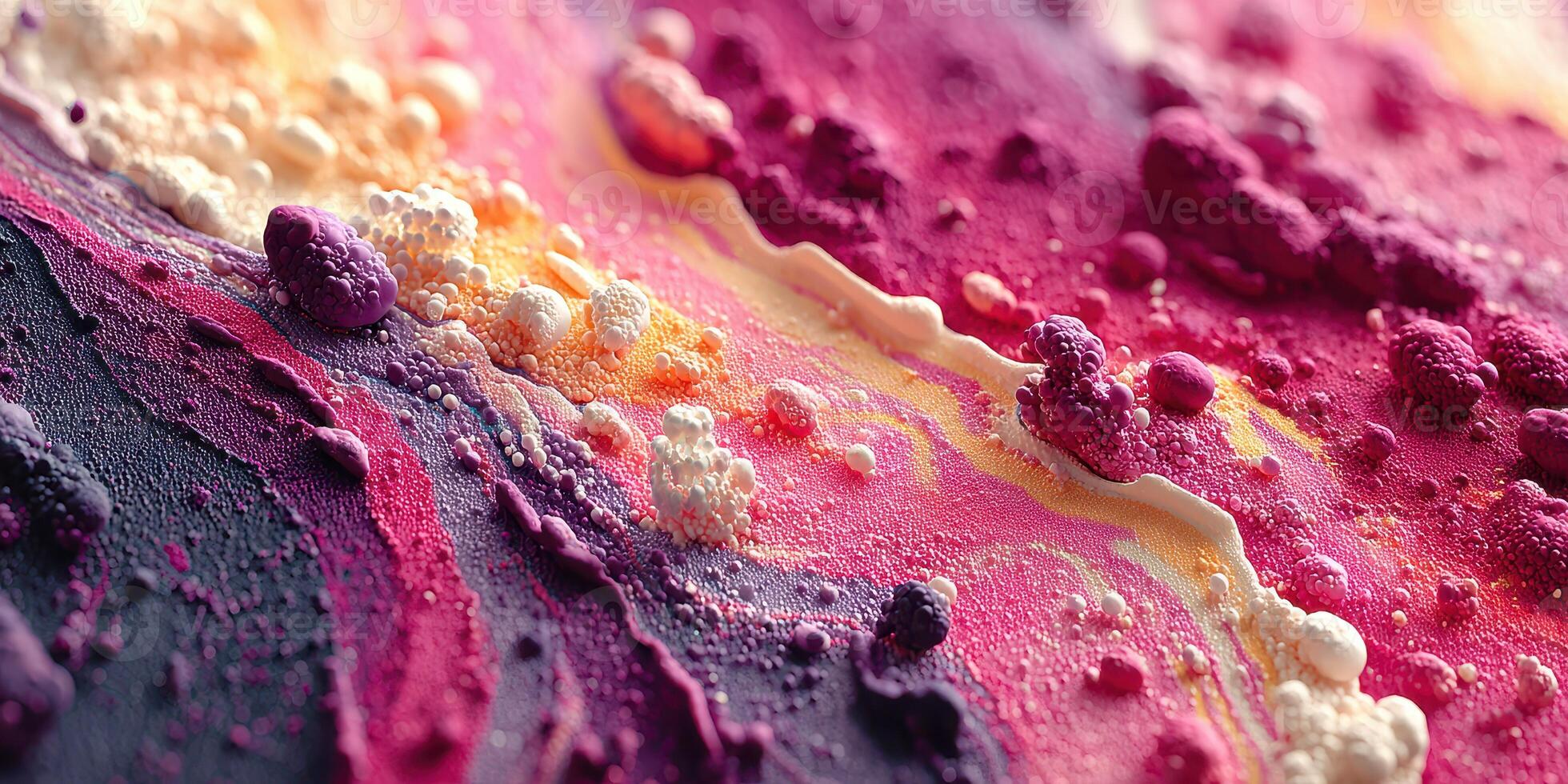 Colorful abstract patterns inspired by nature's fluid designs in vibrant pinks and purples photo