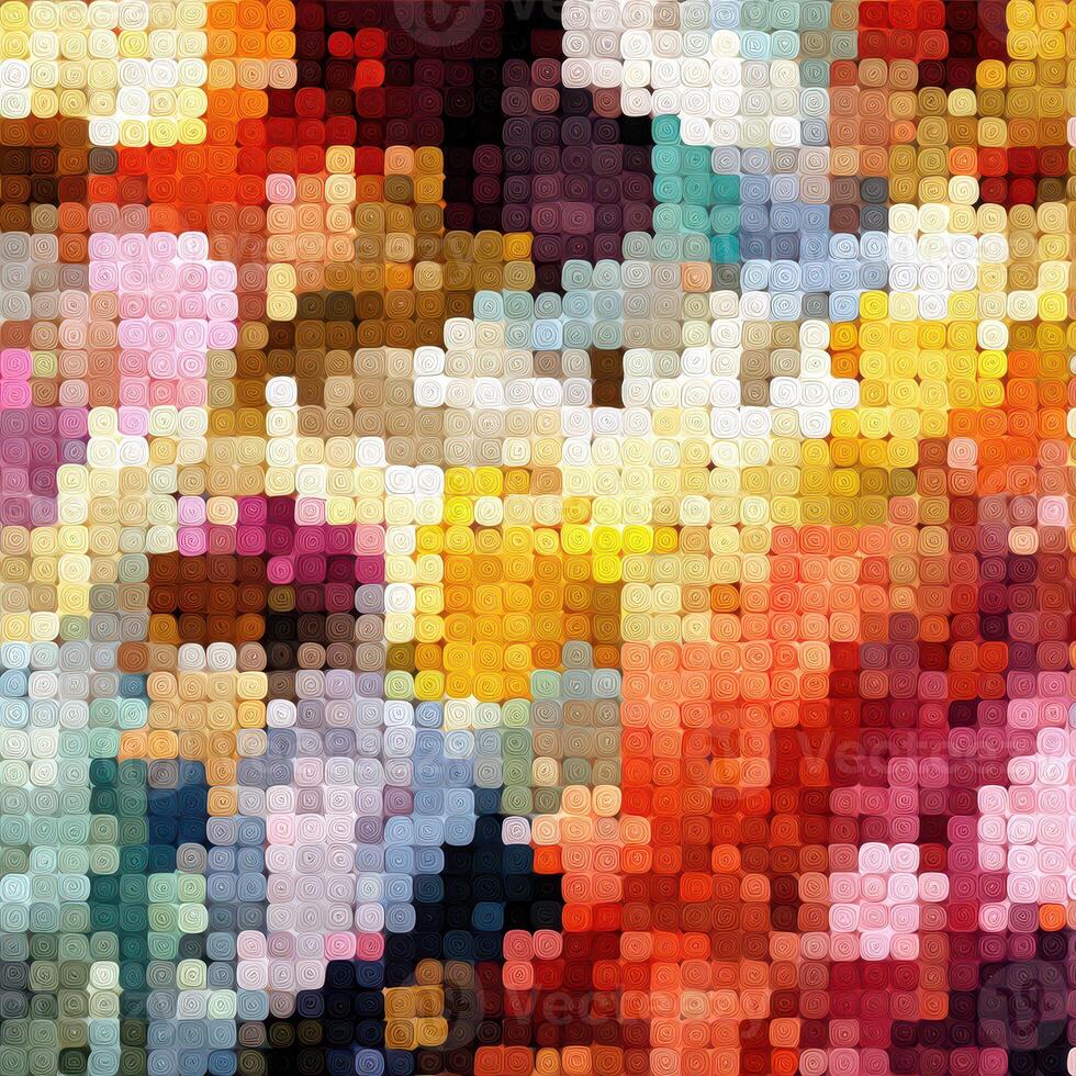 Vibrant abstract pattern fills the canvas with colors and shapes creating a lively visual experience photo