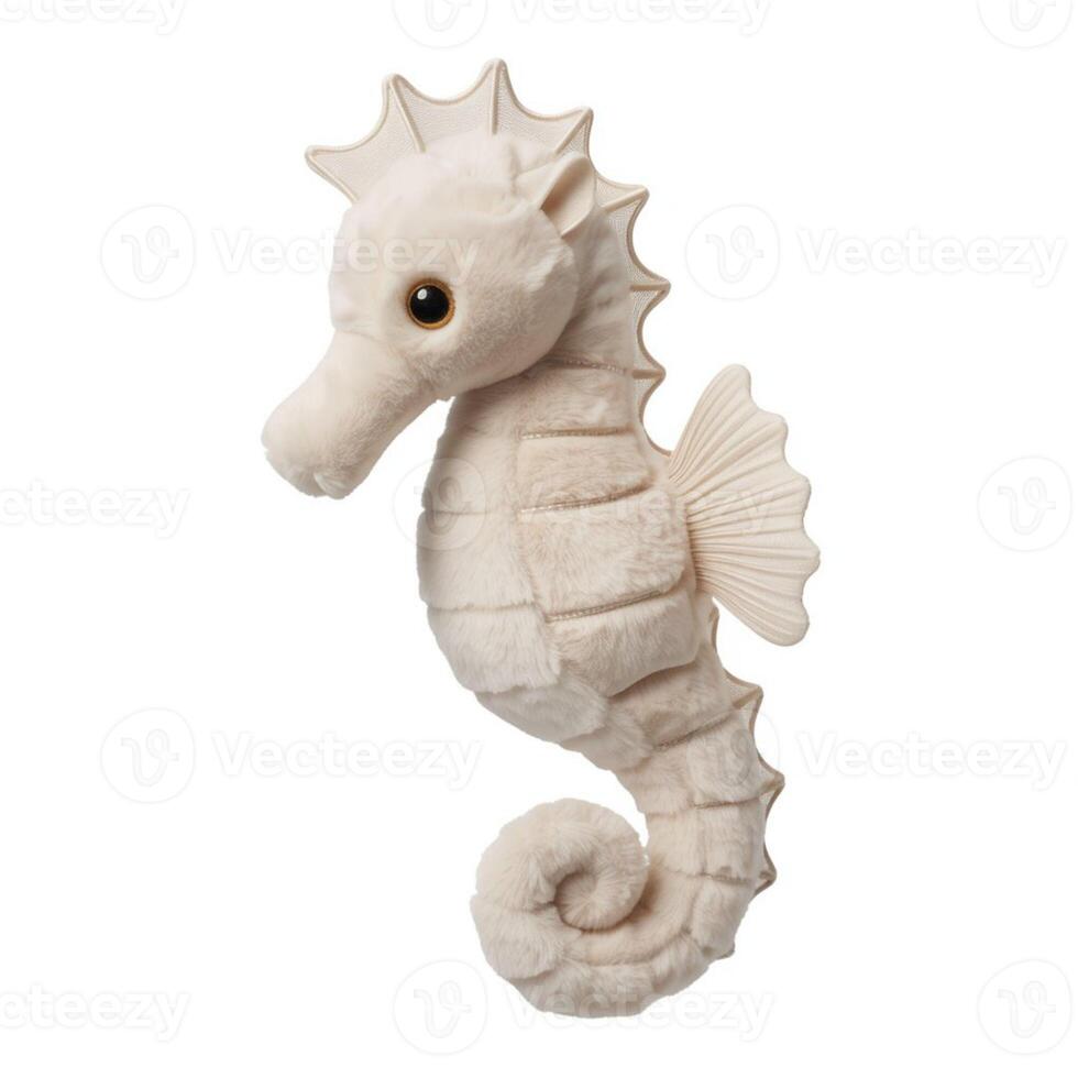 seahorse doll with white background. this can be used as graphic design photo