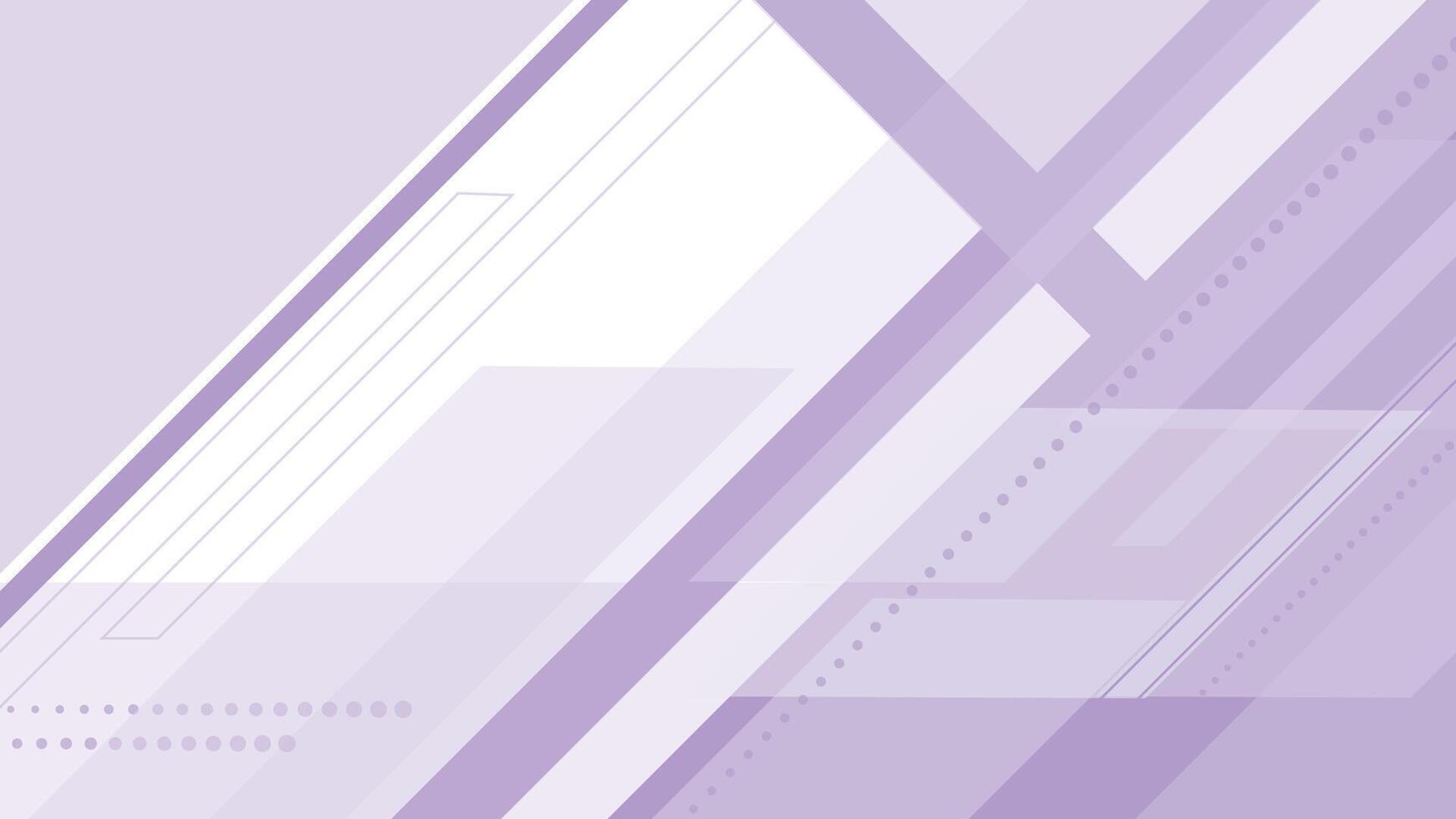 Minimal abstract purple background with soft geometric lines and dotted patterns ideal for business slides and modern web templates vector