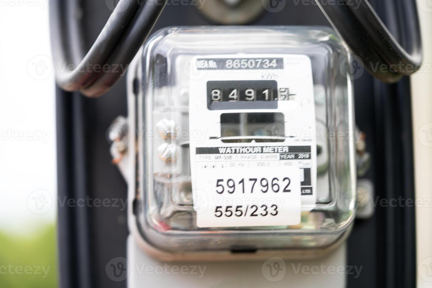 Electric measuring power meter for energy photo