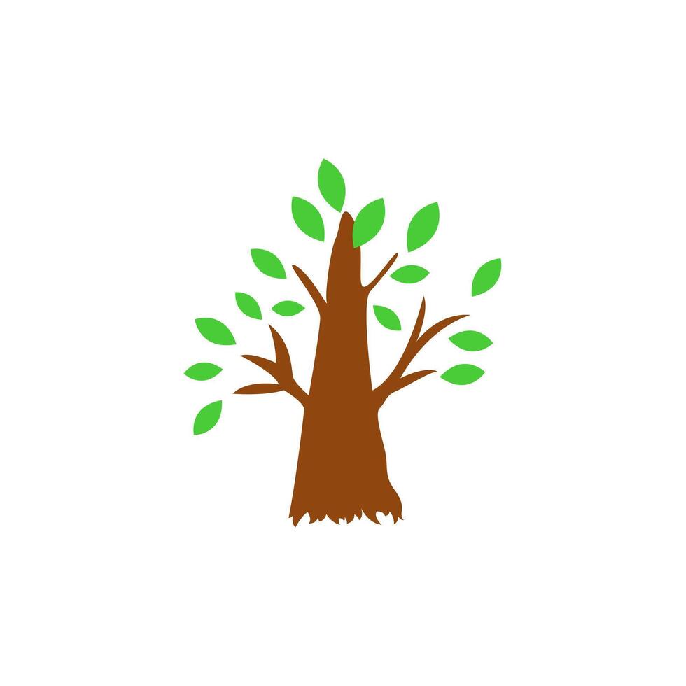 Organic Tree forest plant logo vector