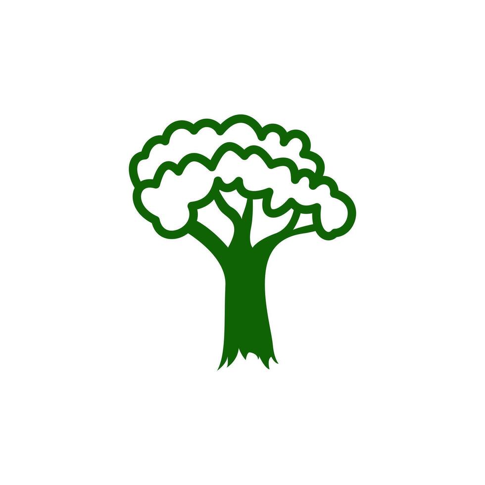 Tree forest logo design vector