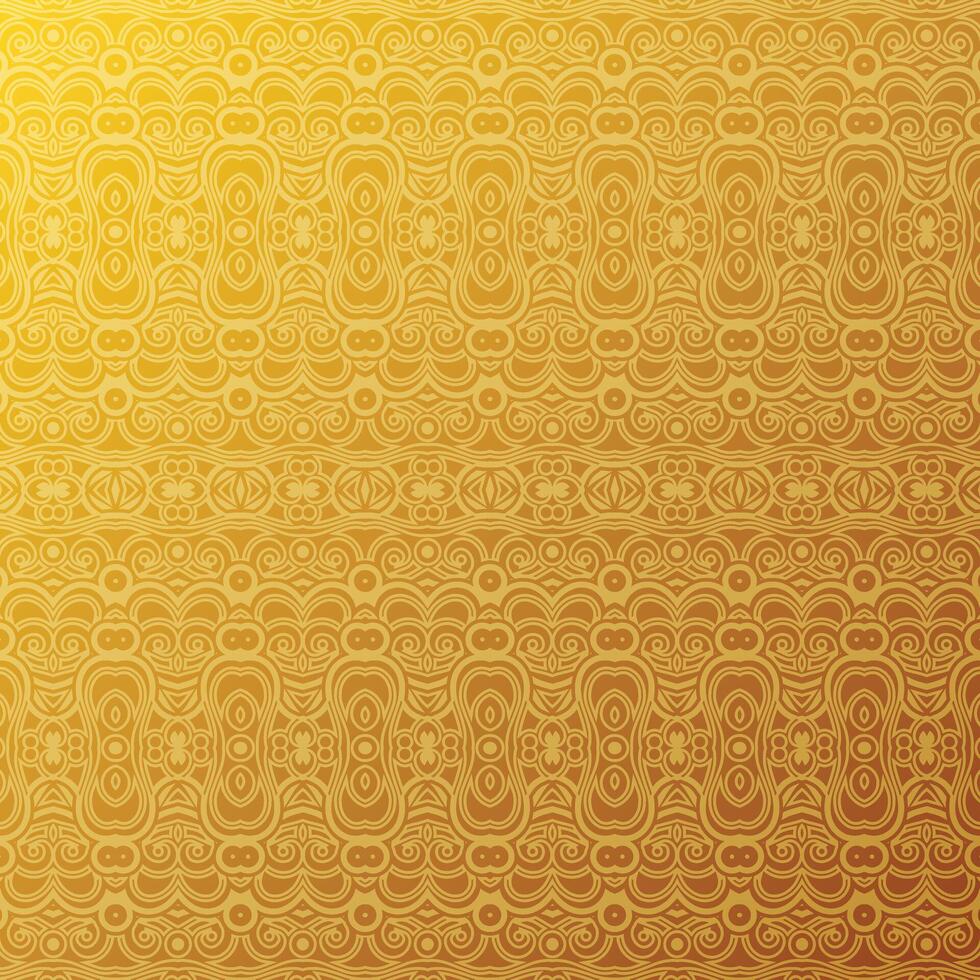 Golden art Ornamental Pattern vector