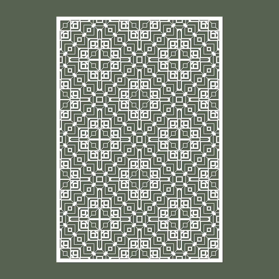 seamless die cut decorative layout pattern vector