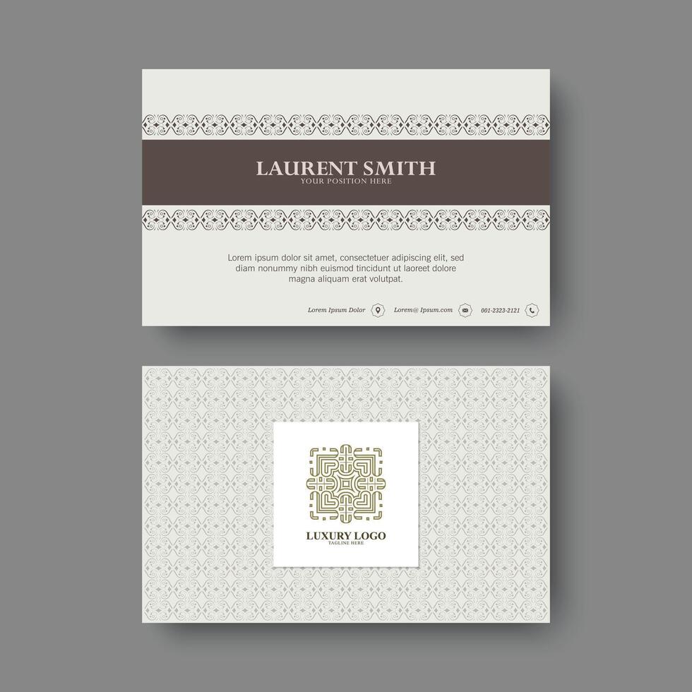 professional business card template design vector