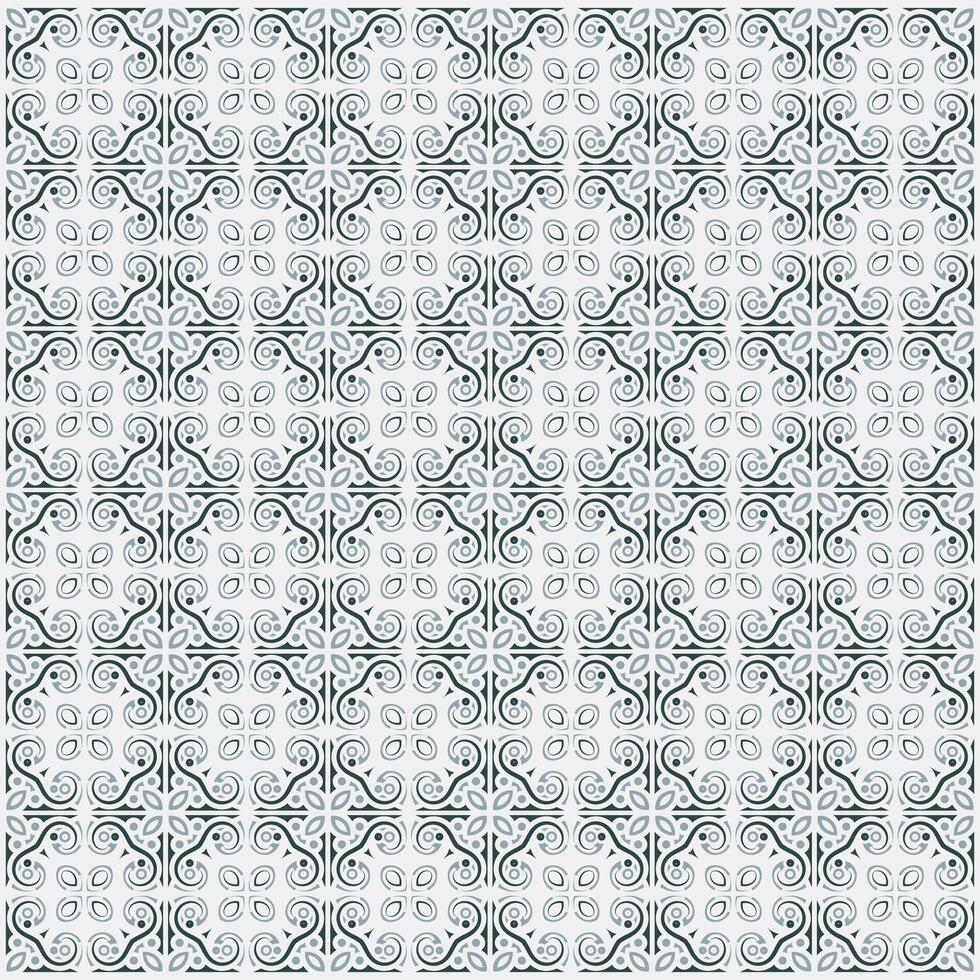 Decorative Swirl Floral Ornament Pattern for Textile and Paper Background design vector