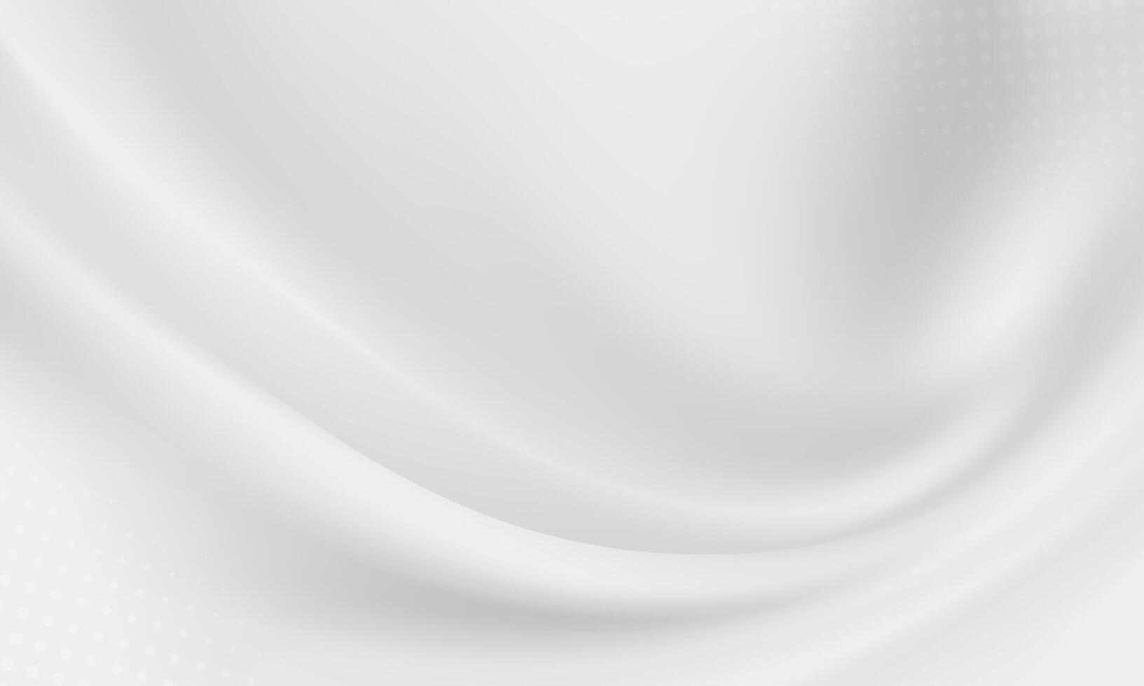 Abstract background with flowing silk drape. vector